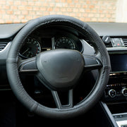 HUSA VOLAN PIELE NATURALA NEGRU 44-46 CM