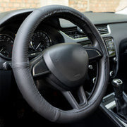 HUSA VOLAN PIELE NATURALA NEGRU 44-46 CM