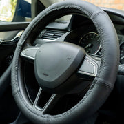 HUSA VOLAN PIELE NATURALA NEGRU 44-46 CM