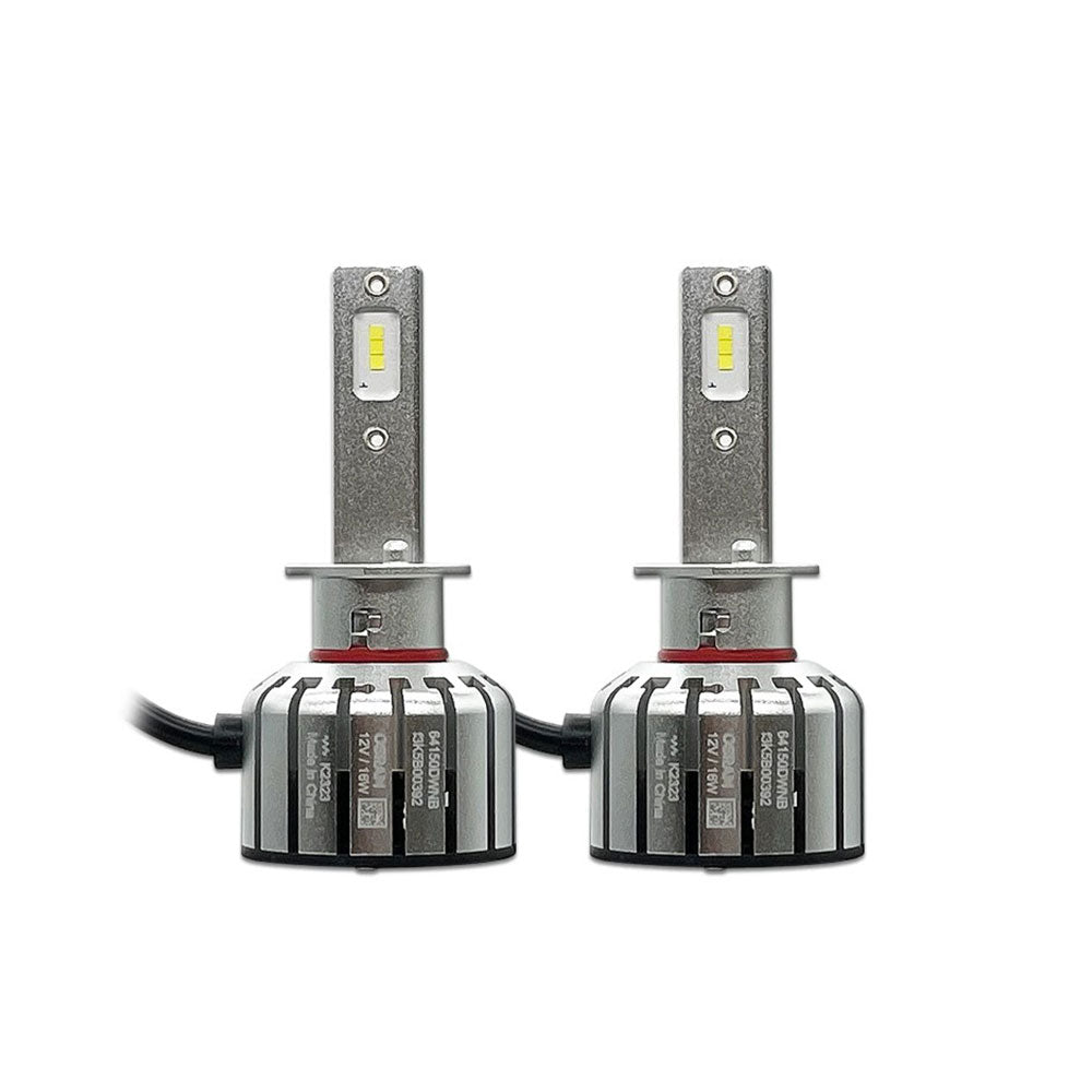 SET 2 BECURI NIGHT BREAKER LED H1 OMOLOGARE RAR OSRAM