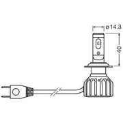 SET 2 BECURI TRUCKSTAR LED H7 OSRAM
