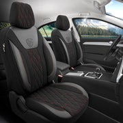 SET HUSE SCAUN BRONCO ROSU