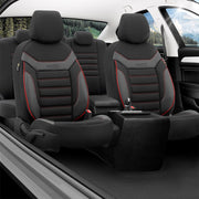 SET HUSE SCAUN INDIVIDUAL ROSU