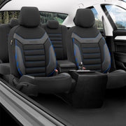 SET HUSE SCAUN INDIVIDUAL ALBASTRU