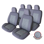 SET HUSE SCAUN EXCLUSIVE LEATHER KING GRI