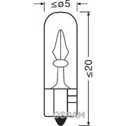 BEC 12V W2.3W ORIGINAL SET 10 BUC OSRAM