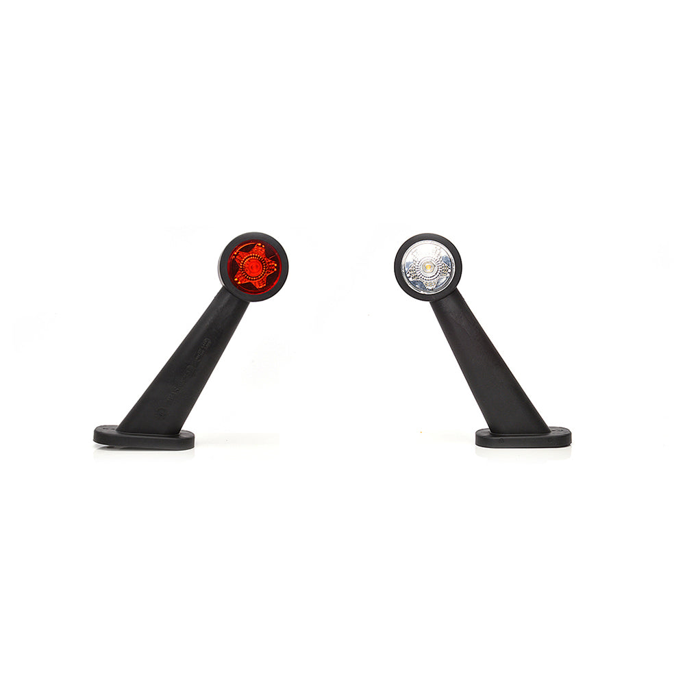 LED-ES OLDALSÓ LÁMPA KARRAL 875L W21.3STAR, 12V-24V, FEHÉR / PIROS BALRA OLDALAS