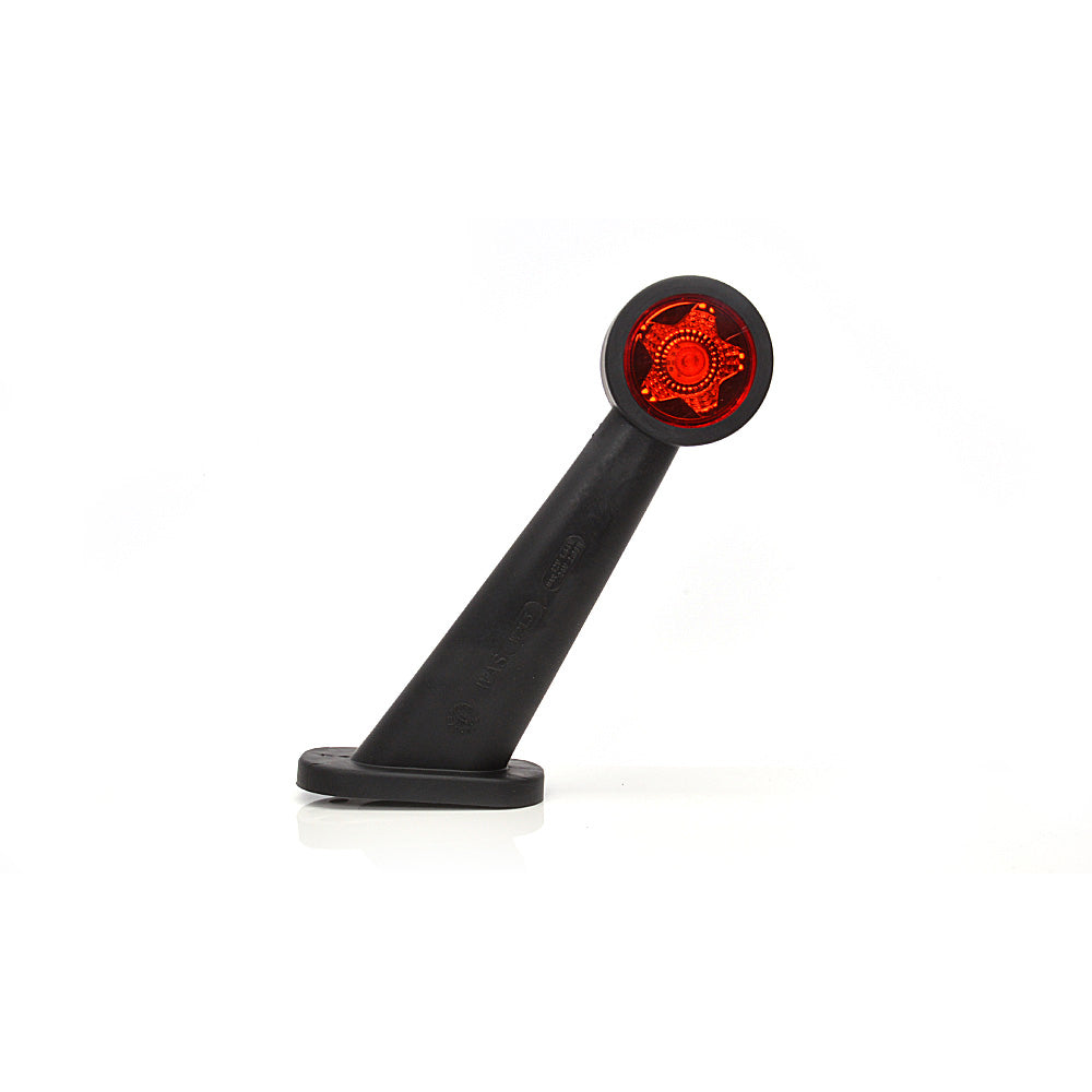 LED-ES OLDALSÓ LÁMPA KARRAL 875L W21.3STAR, 12V-24V, FEHÉR / PIROS BALRA OLDALAS