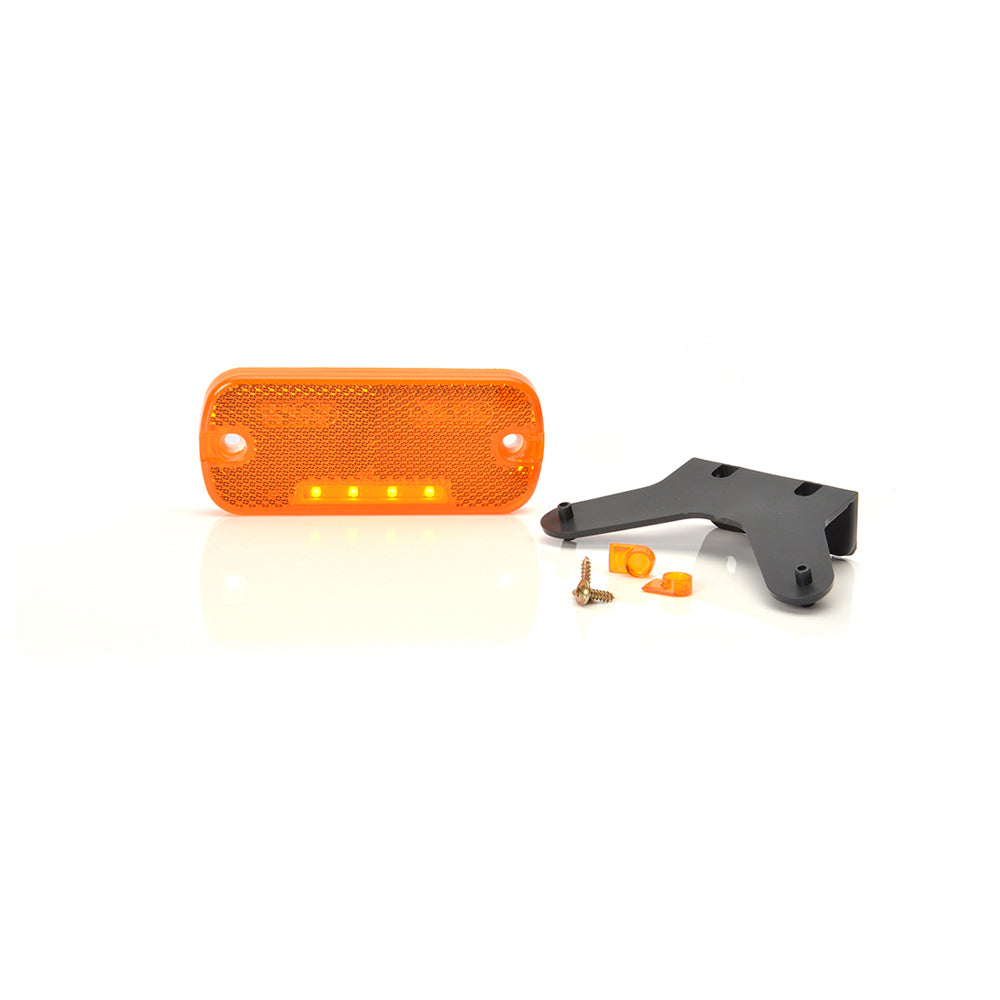 HELYSZÍN LÁMPA LED 904 W128, 12V-24V, NARANCS SZÍNŰ VOLT