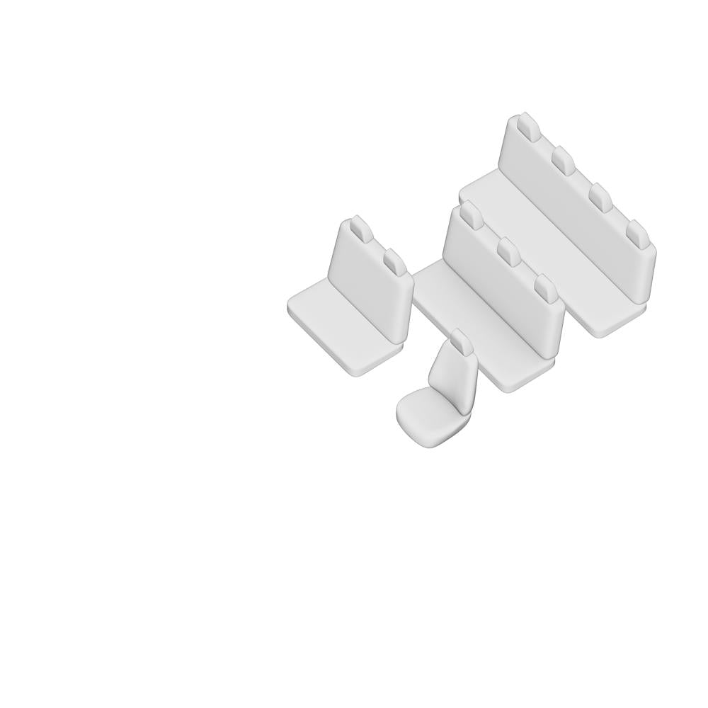 SET HUSE SCAUN UMBRELLA PENTRU FORD TRANSIT 9+1 LOCURI 2006-2014 (BANCHETA FRACTIONATA)