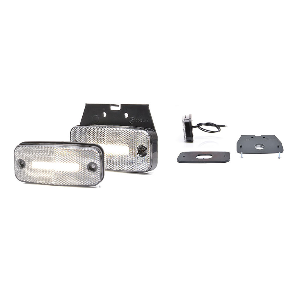 HELYZETJELZŐ LÁMPA LED 1136 W157, 12V-24V, FEHÉR VOLT HELYZETJELZŐ