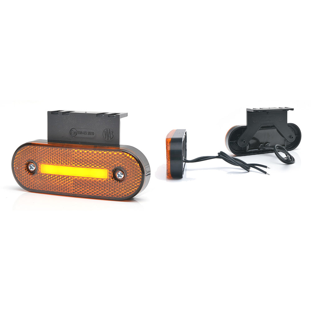 HELYZETJELZŐ LED 1219 W174, 12V-24V, NARANCS SZÍNŰ VOLT