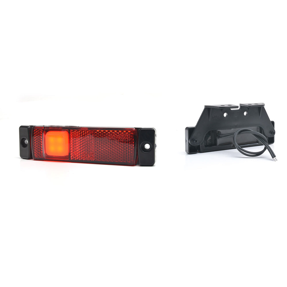 HELYSZÍN LÁMPA LED 1236 W45NS, 12V-24V, PIROS WAS HELYZET