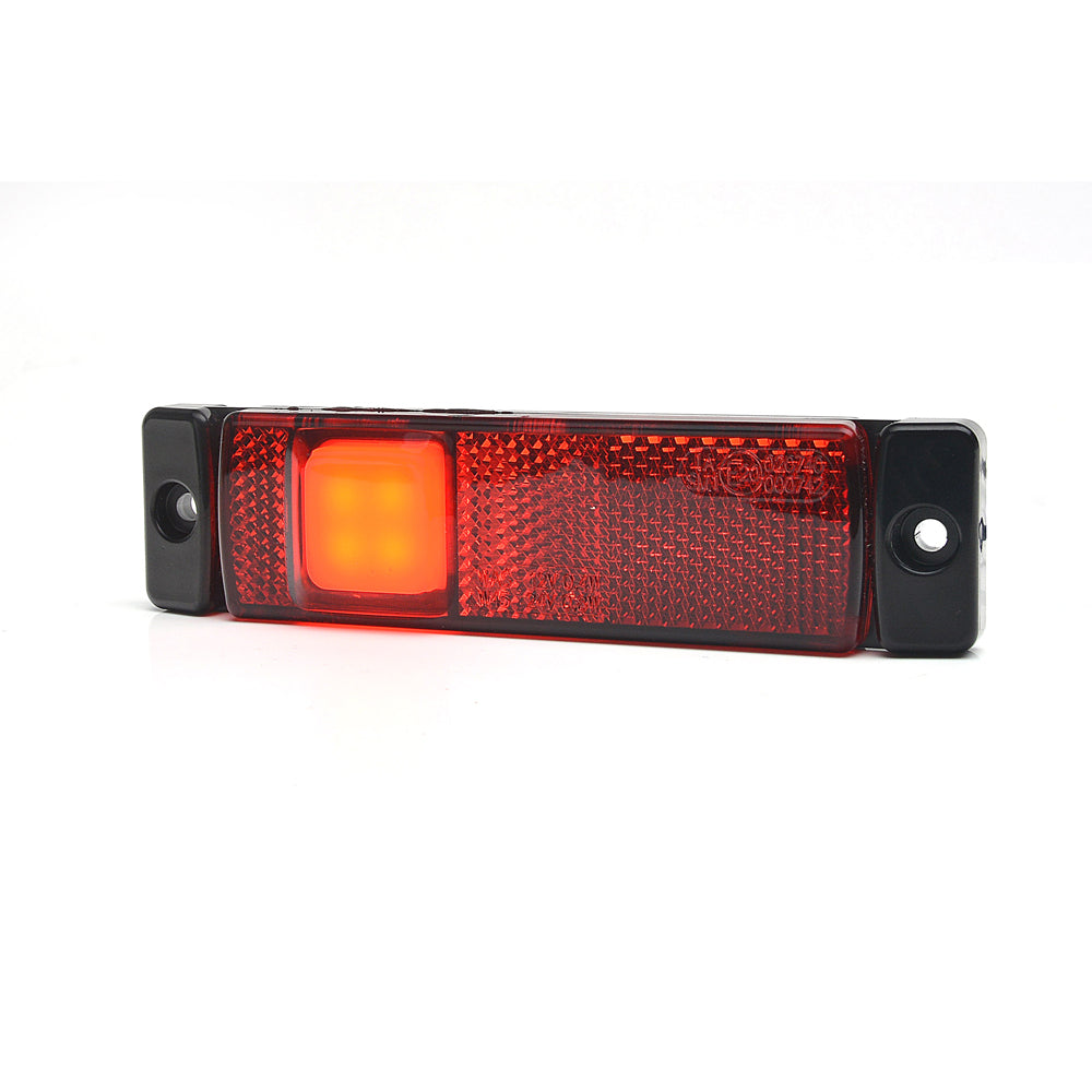 HELYSZÍN LÁMPA LED 1236 W45NS, 12V-24V, PIROS WAS HELYZET