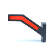 LAMPA GABARIT LED CU BRAT 1259L W168.6DD, 12V-24V, POZITIE ALB / ROSU / PORTOCALIU CU SEMNALIZARE STANGA WAS