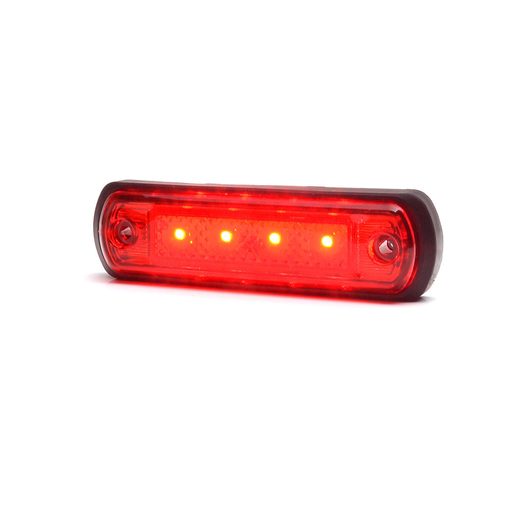 HELYZETJELZŐ LED 1339 W189, 12V-24V, PIROS, HELYZETJELZŐ VAN