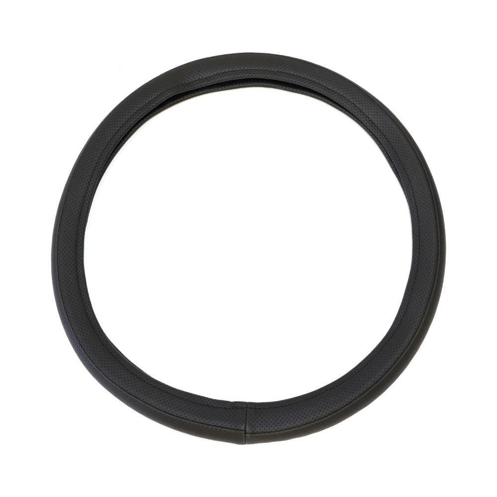 HUSA VOLAN PIELE ECOLOGICA PERFORATA NEGRU 40- 42 CM UMBRELLA