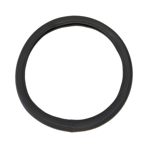 HUSA VOLAN PIELE ECOLOGICA PERFORATA NEGRU 40- 42 CM UMBRELLA
