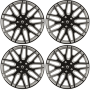 Set 4 Capace Roti 15 inchi (R15) Best Alb-Negru, Compatibile Cu Nissan