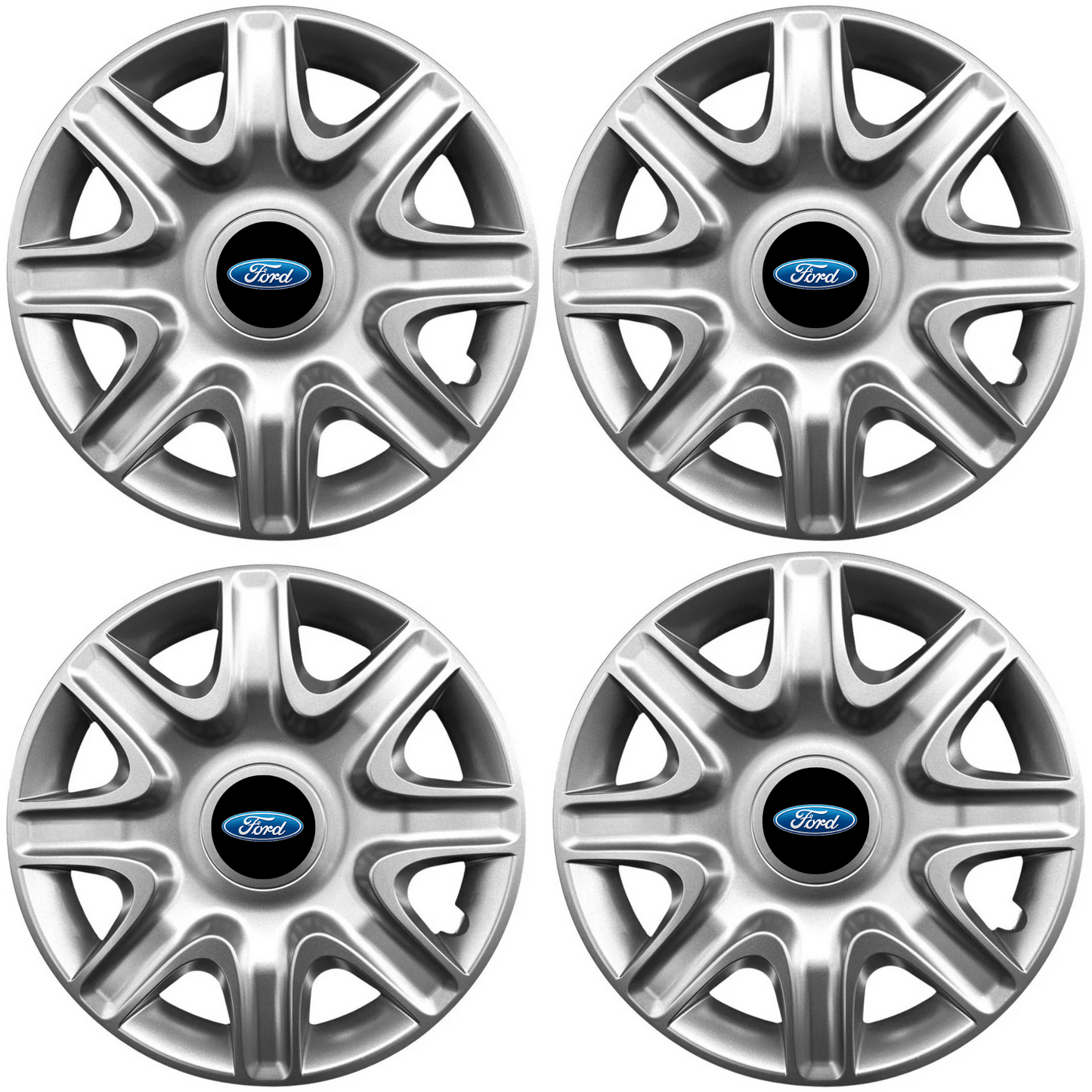 Set 4 Capace Roti 15 inchi (r15) Model 332, Compatibile Cu Ford