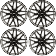 Set 4 Capace Roti 16 inchi (R16) Best Alb-Negru, Compatibile Cu Dacia Nou