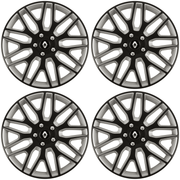 Set 4 Capace Roti 14 inchi (R14) Dakar Negru-Gri, Compatibile Cu Renault