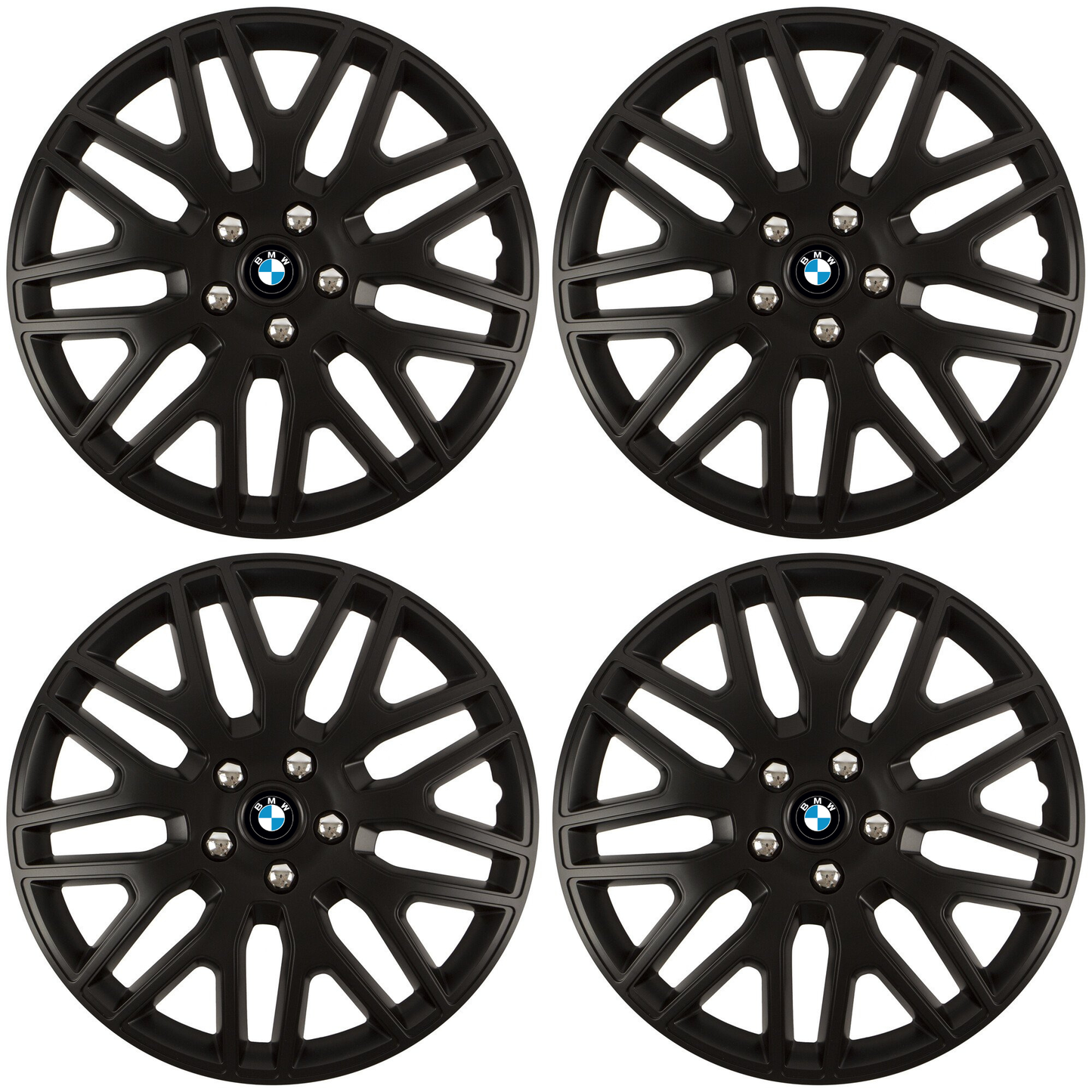 Set 4 Capace Roti 16 inchi (R16) Dakar Negru, Compatibile Cu BMW
