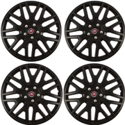 Set 4 Capace Roti 15 inchi (R15) Dakar Negru, Compatibile Cu Fiat