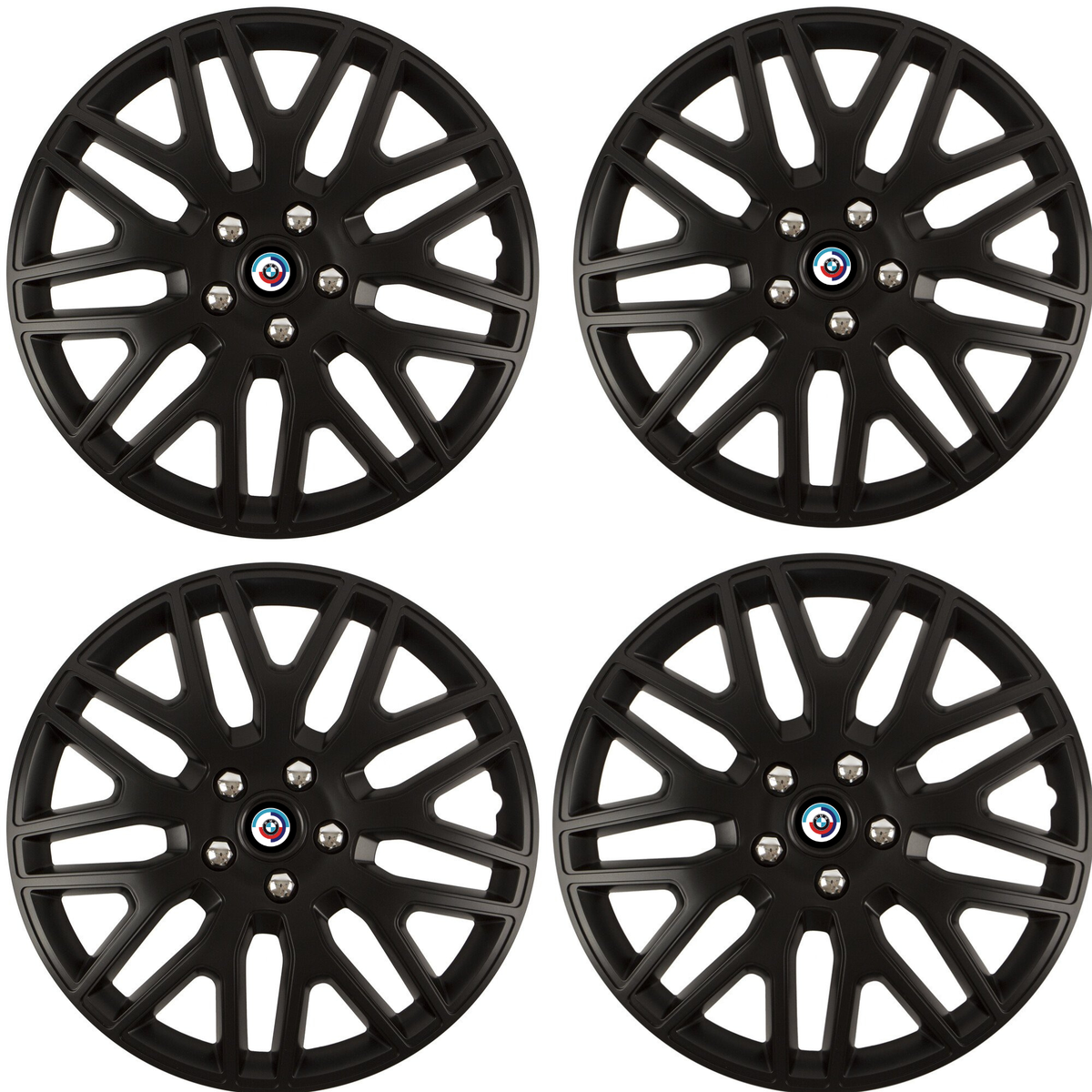 Set 4 Capace Roti 17 inchi (R17) Dakar Negru, Compatibile Cu BMW Npu