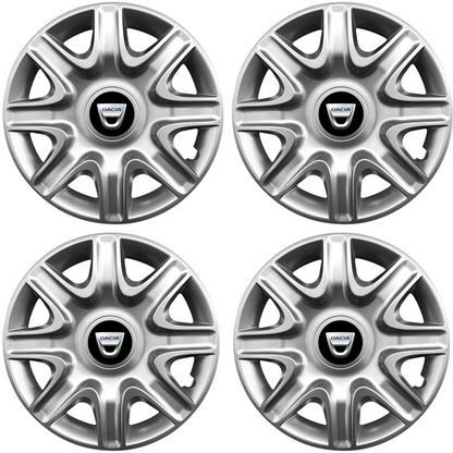Set 4 Capace Roti 15 inchi (r15) Model 332, Compatibile Cu Dacia