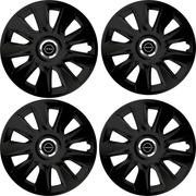 Set 4 Capace Roti 15 inchi (R15) Stratos Negru, Compatibile Cu Nissan Nou