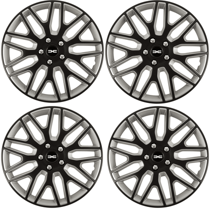 Set 4 Capace Roti 17 inchi (R17) Dakar Negru-Gri, Compatibile Cu Dacia Nou