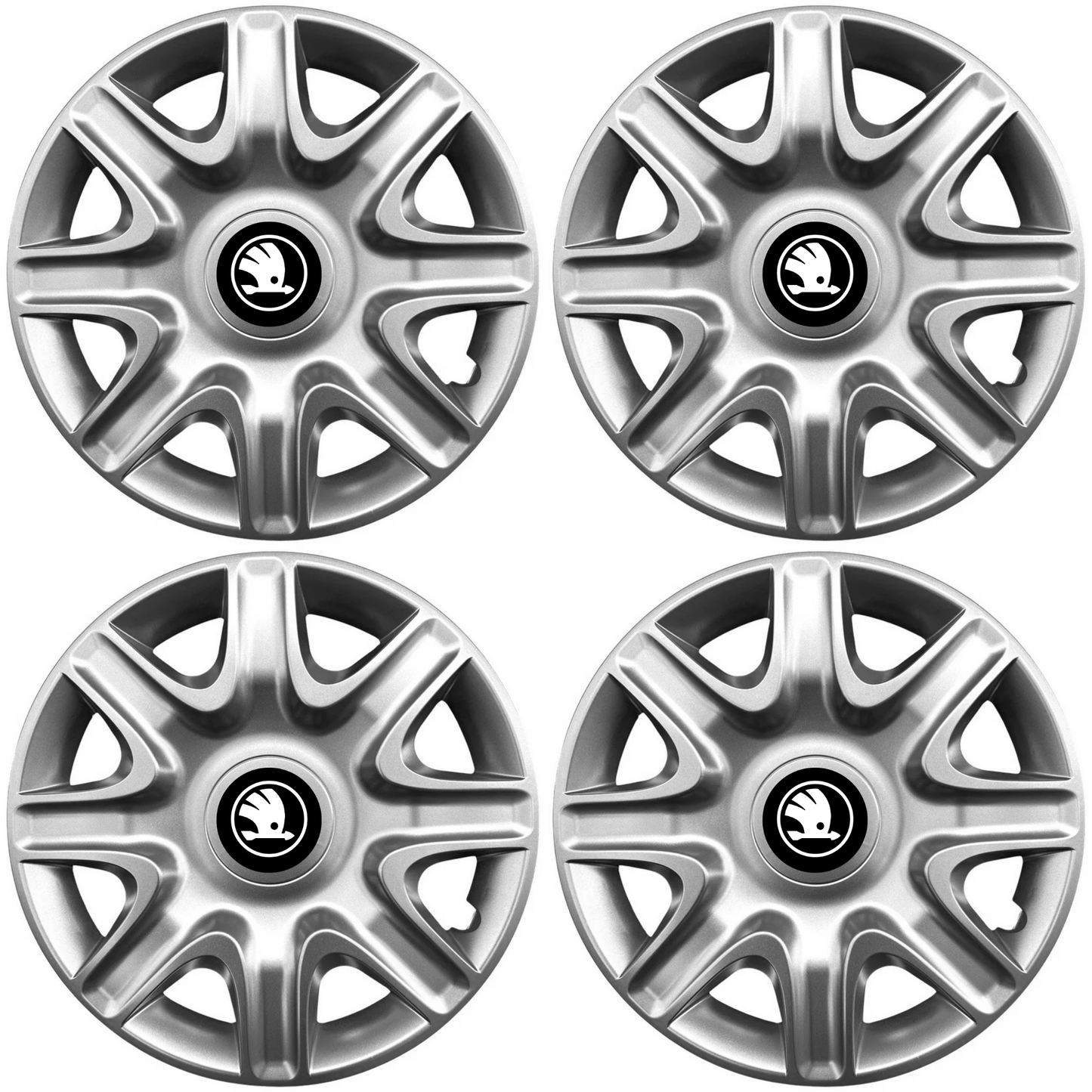 Set 4 Capace Roti 15 inchi (r15) Model 332, Compatibile Cu Skoda Nou