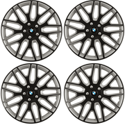 Set 4 Capace Roti 15 inchi (R15) Dakar Negru-Gri, Compatibile Cu BMW