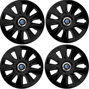 Set 4 Capace Roti 16 inchi (R16) Stratos Negru, Compatibile Cu Volkswagen