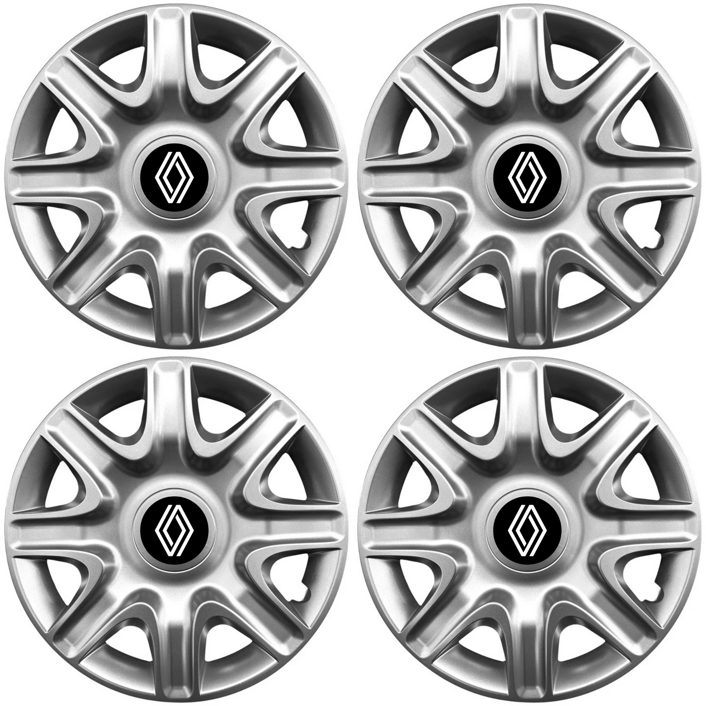 Set 4 Capace Roti 15 inchi (r15) Model 332, Compatibile Cu Renault Nou