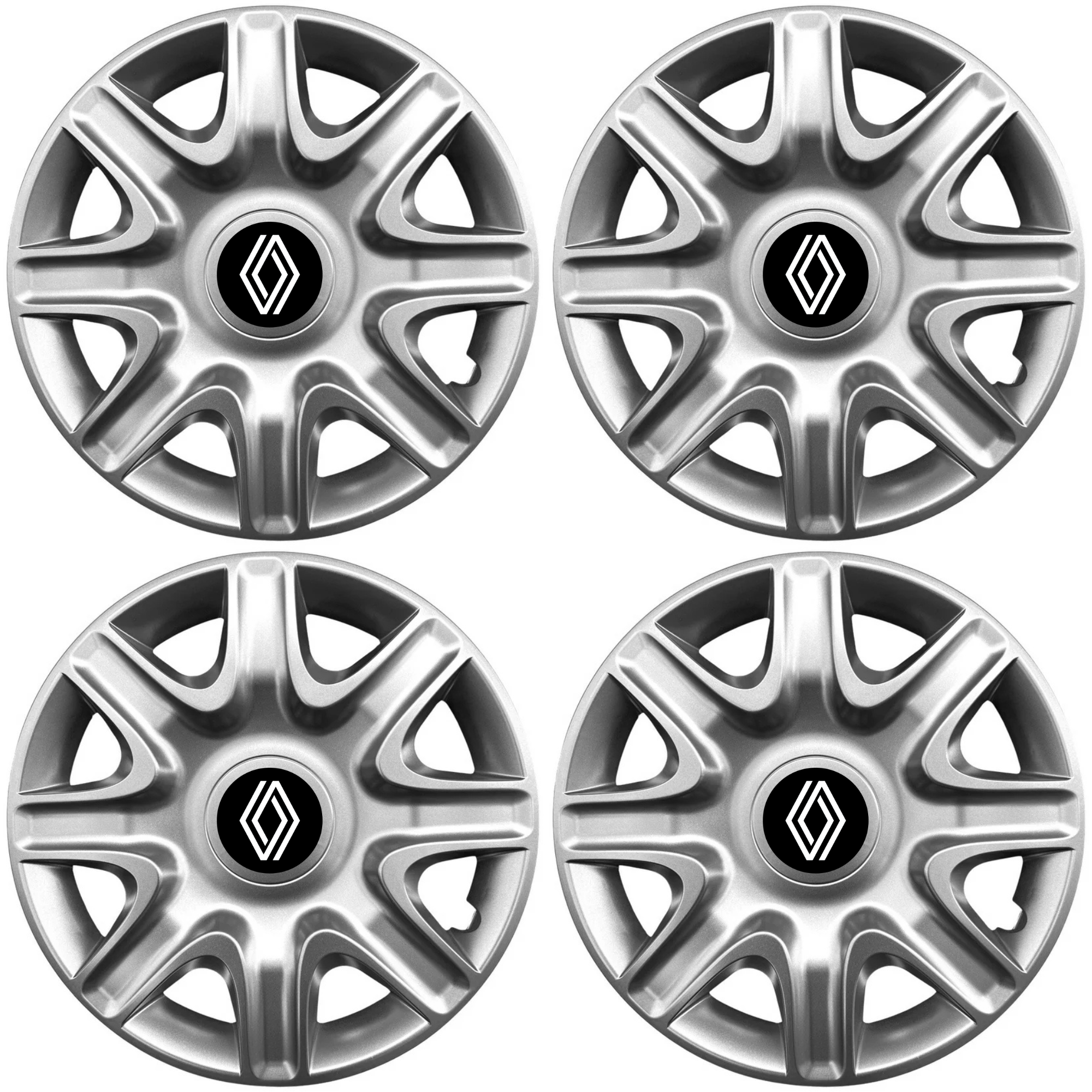 Set 4 Capace Roti 15 inchi (r15) Model 332, Compatibile Cu Renault Nou