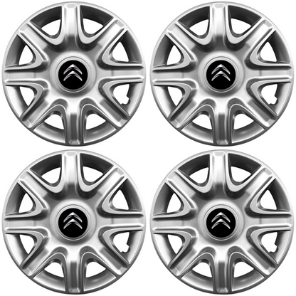 Set 4 Capace Roti 15 inchi (r15) Model 332, Compatibile Cu Citroen