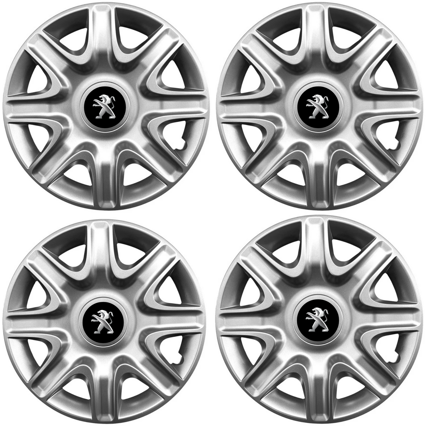 Set 4 Capace Roti 15 inchi (r15) Model 332, Compatibile Cu Peugeot