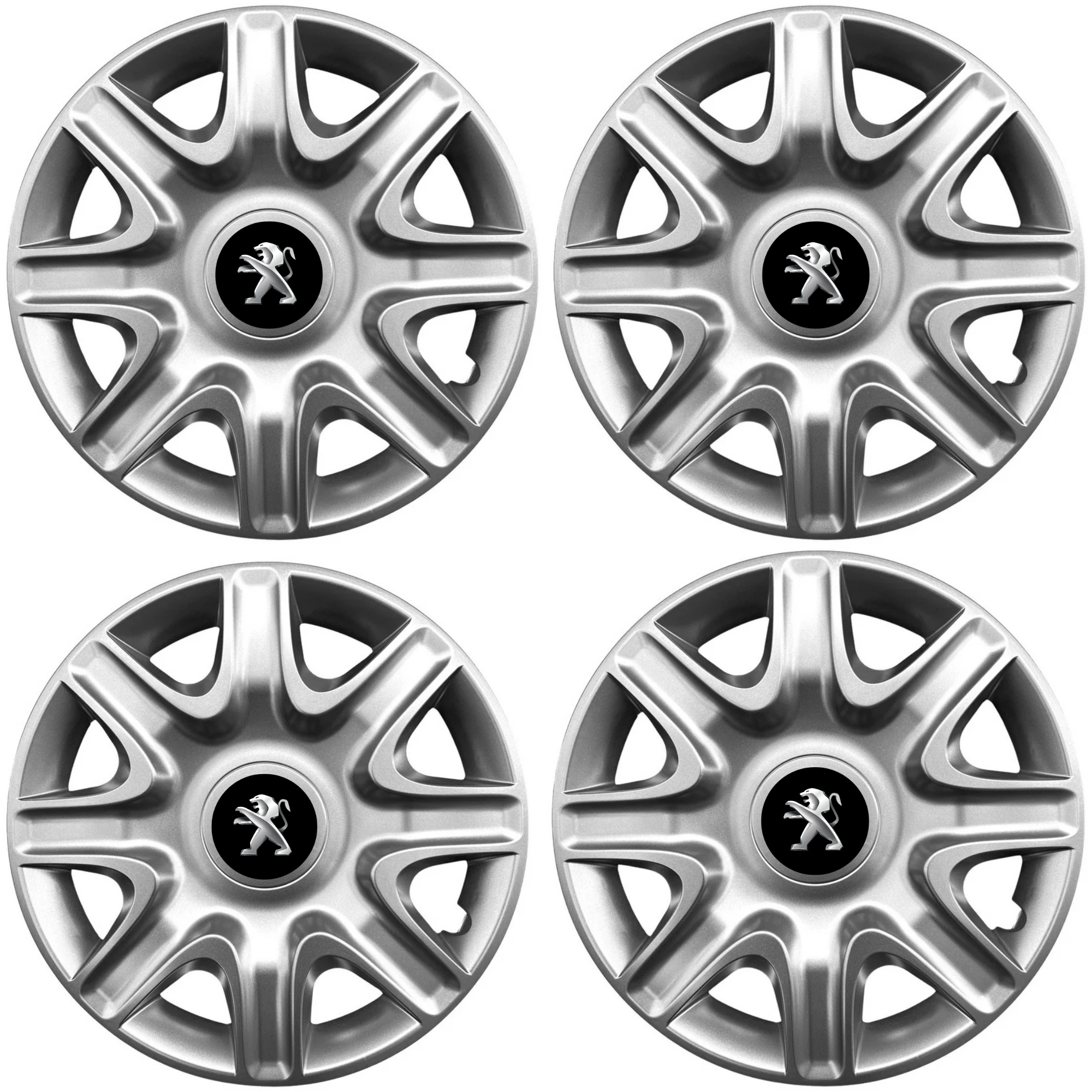 Set 4 Capace Roti 15 inchi (r15) Model 332, Compatibile Cu Peugeot