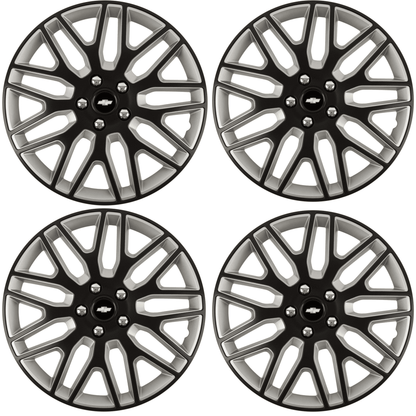 Set 4 Capace Roti 15 inchi (R15) Dakar Negru-Gri, Compatibile Cu Chevrolet