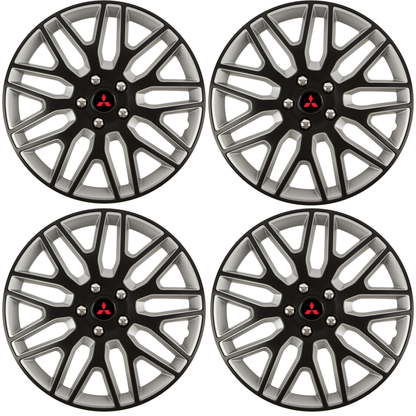 Set 4 Capace Roti 17 inchi (R17) Dakar Negru-Gri, Compatibile Cu Mitshubisi