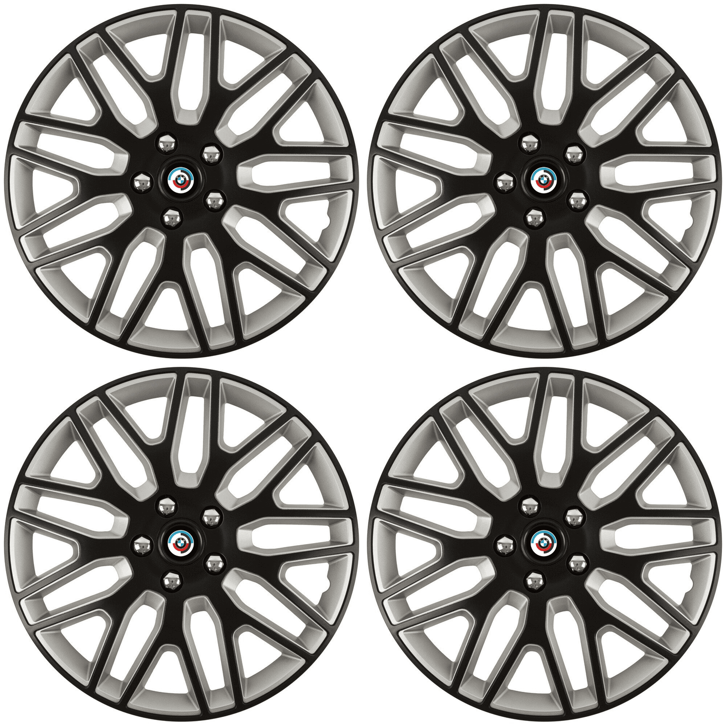Set 4 Capace Roti 16 inchi (R16) Dakar Negru-Gri, Compatibile Cu BMW Npu