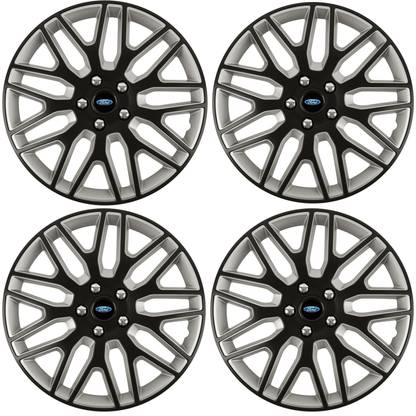 Set 4 Capace Roti 17 inchi (R17) Dakar Negru-Gri, Compatibile Cu Ford