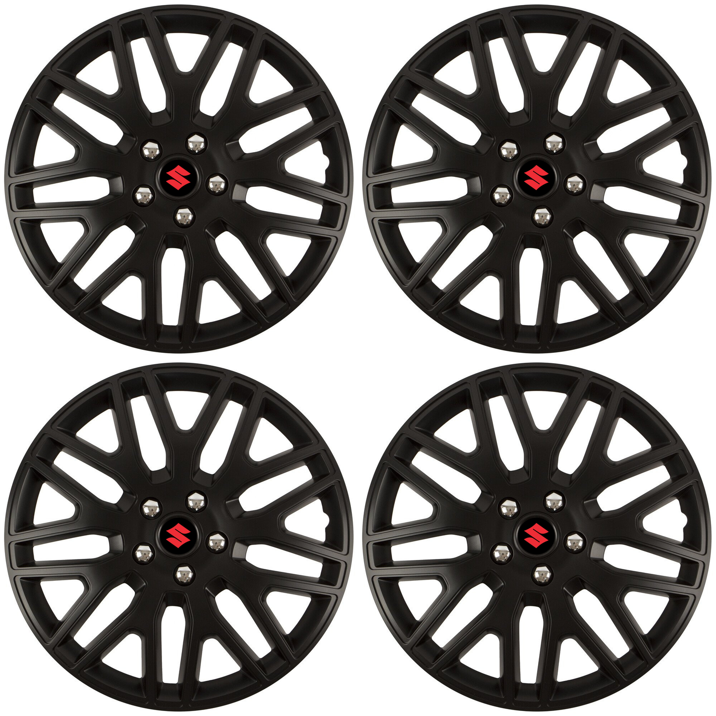 Set 4 Capace Roti 16 inchi (R16) Dakar Negru, Compatibile Cu Suzuki