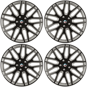 Set 4 Capace Roti 15 inchi (R15) Dakar Negru-Gri, Compatibile Cu BMW Nou