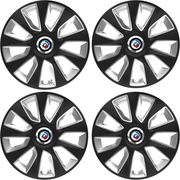 Set 4 Capace Roti 17 inchi (R17) Stratos Gri-Negru, Compatibile Cu BMW Npu