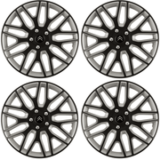 Set 4 Capace Roti 14 inchi (R14) Dakar Negru-Gri, Compatibile Cu Citroen