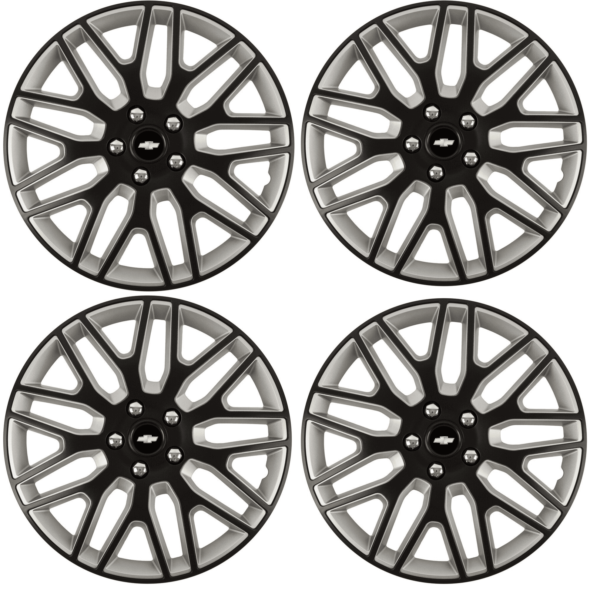 Set 4 Capace Roti 16 inchi (R16) Dakar Negru-Gri, Compatibile Cu Chevrolet