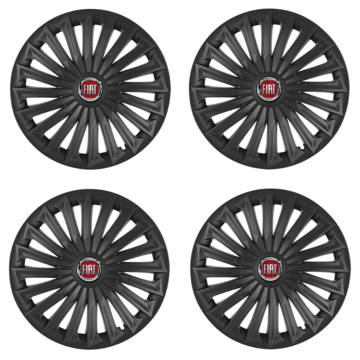 Set 4 capace roti Joy R15 Compatibil Cu Fiat